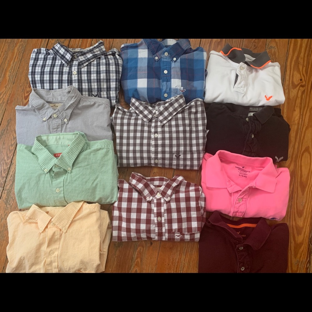 11 Men’s Xl Brand Name Shirts
